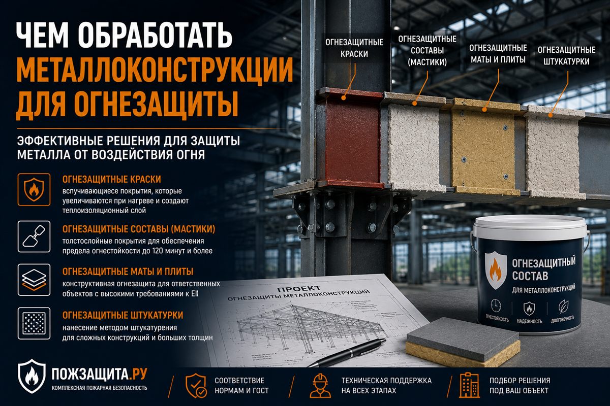 Чем обработать металлоконструкции для огнезащиты Чем обработать металлоконструкции для огнезащиты